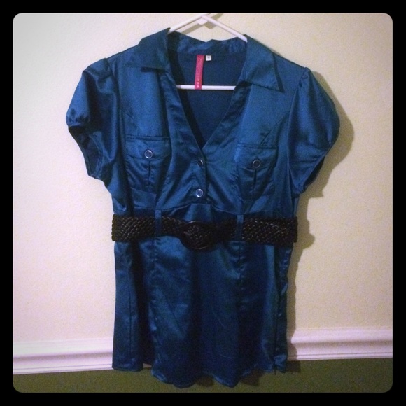 XL belted wast top