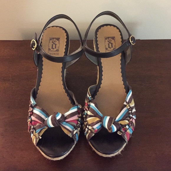 Size 6.5 wedges NWOT