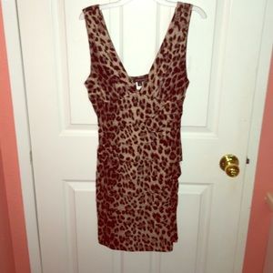 Leopard print dress.