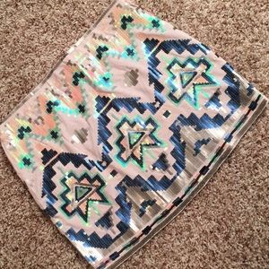 sequined Aztec skirt