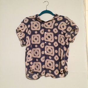 Urban Renewal Sheer Button Down Size M