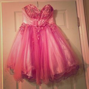 Beautiful pink sweetheart Cinderella HC dress!