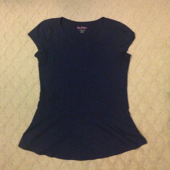 Short sleeve Navy Lilly Top