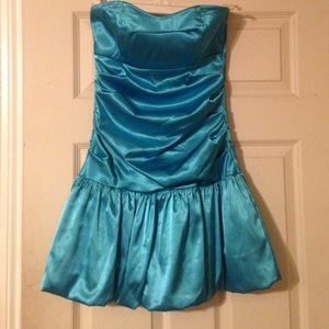 Turquoise Homecoming dress!