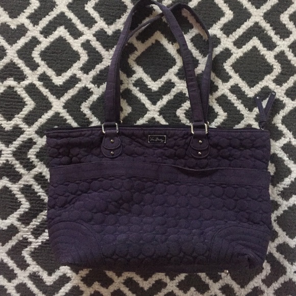 Vera Bradley diaper bag in Navy microfiber