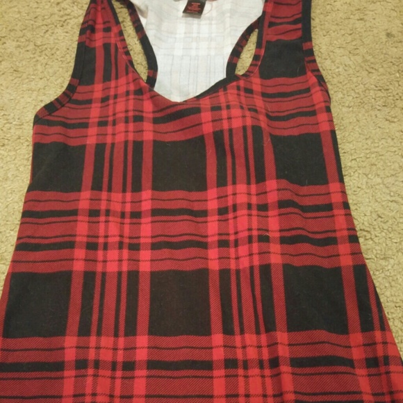 Brand new plaid tank