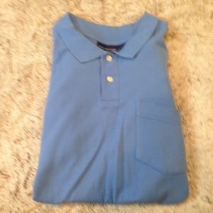 Mens pullover, button collar with pocket