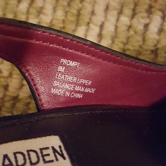 Steve Madden suede hounds tooth heels - Picture 2 of 4