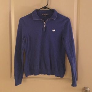 Brooks Brothers Royal Blue Quarter Zip