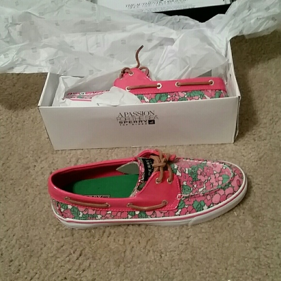 Sperry top-sider bahama berry floral shoes size 9m