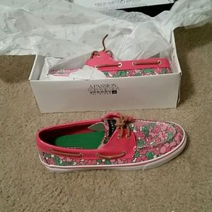 Sperry top-sider bahama berry floral shoes size 9m