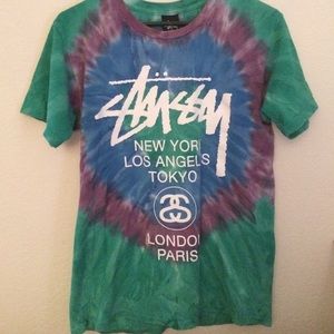 Stussy tie dye shirt