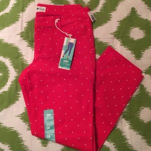 Old Navy | Red Polka Dot Pixie Pants