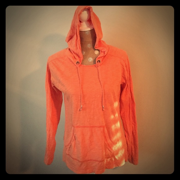 Eddie Bauer Tops - Eddie Bauer orange hoodie
