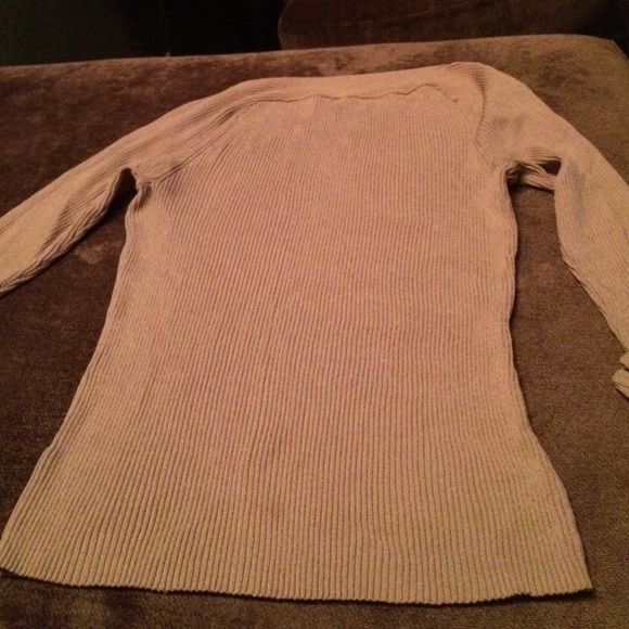 INC tan sweater