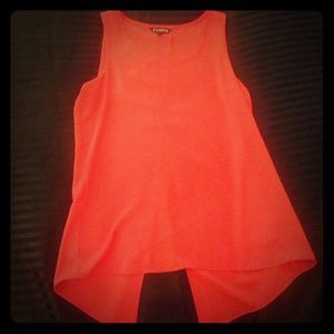 Red tank blouse