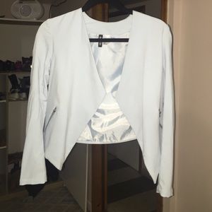 Baby blue blazer. Only worn once!