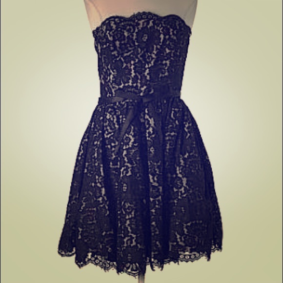 NWT Black Lace Cocktail Dress