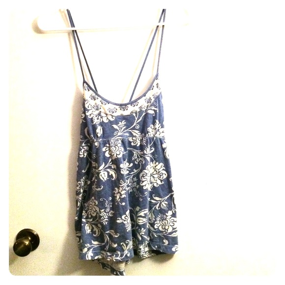 Blue tank top
