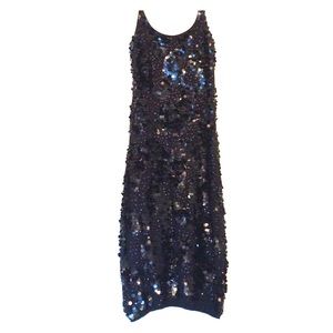 Black Sequin Betsey Johnson Dress