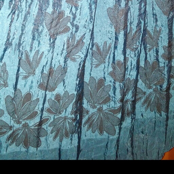 Strapless dark green shimmer dress with fireflies - Picture 3 of 4