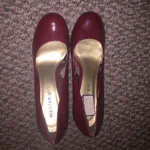 Madden girl maroon heels