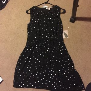 black/silver dress. never worn. tags still on