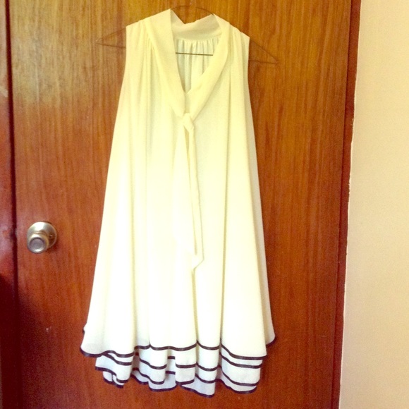 Off white special occasion dress