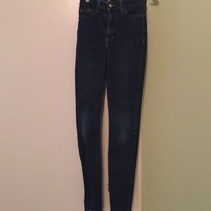 American apparel high waisted jeans