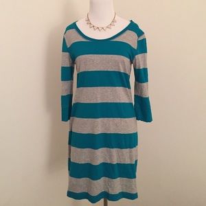 Striped cotton dress