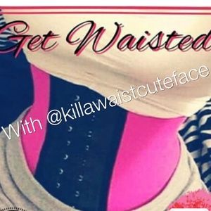 Woman's pink latex trainer