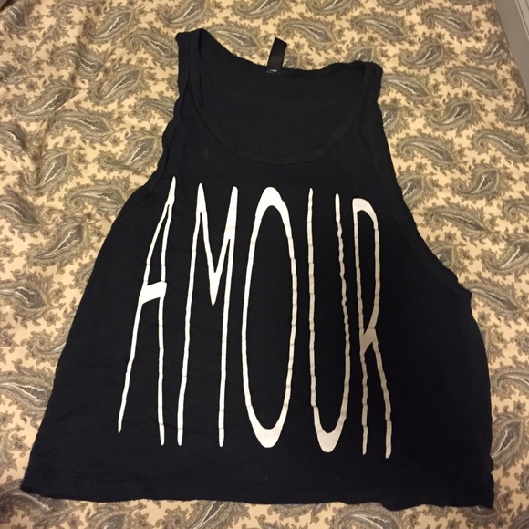Amour crop top tank top - Picture 1 of 2