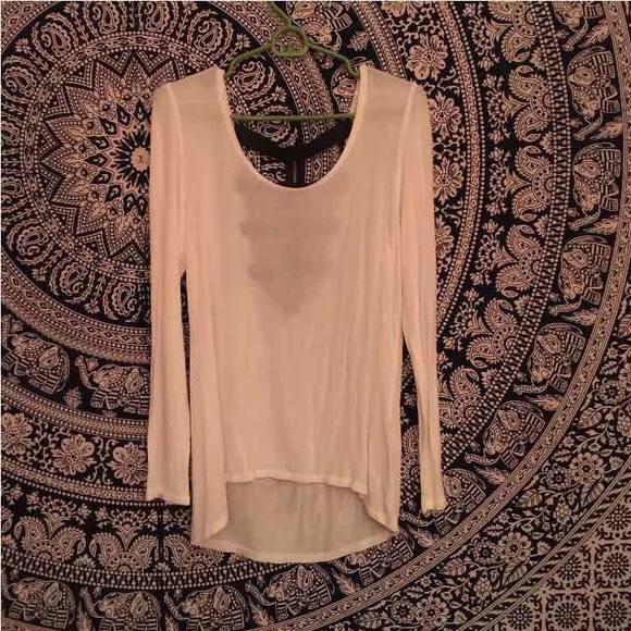 White long sleeve shirt
