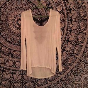 White long sleeve shirt