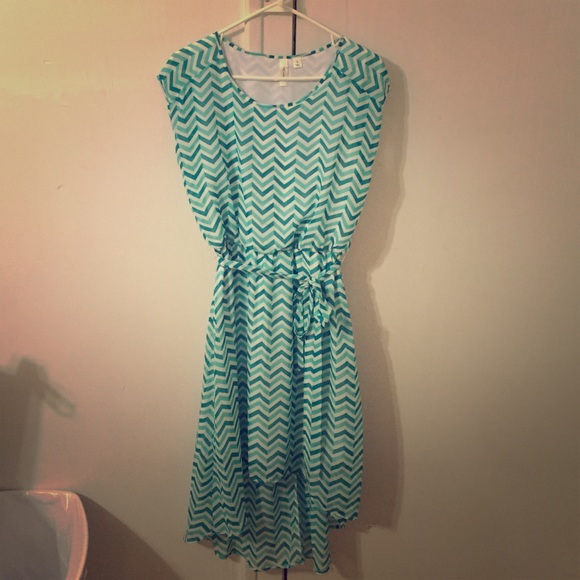 Mint and White dress