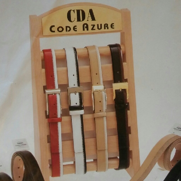 Mens alligator code azure of italy belt - Picture 4 of 4