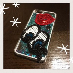 iPhone 6 case 6s case Eye sequin glitter quicksand