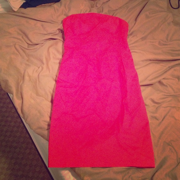 Express strapless dress