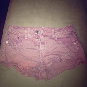 American Eagle Distressed Denim Shorts