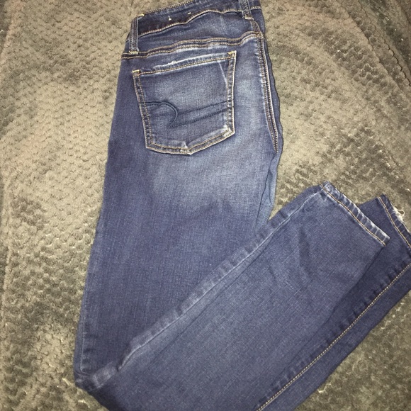 Ripped American eagle jeans
