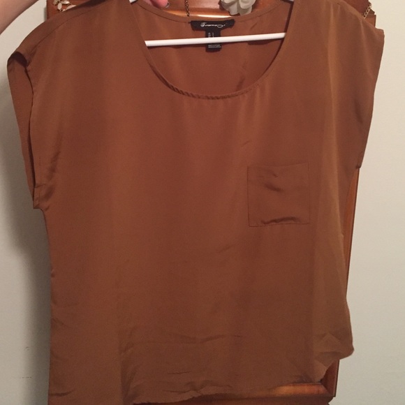 Golden brown blouse