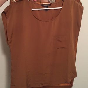 Golden brown blouse