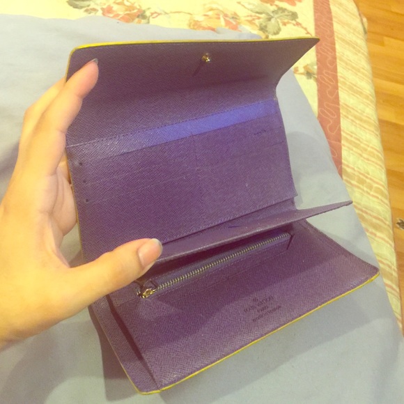 Yellow wallet