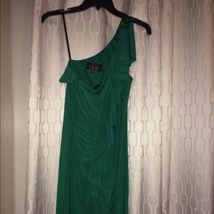 Green Party dress