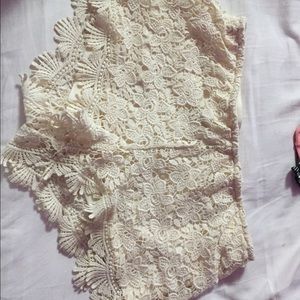 Lace shorts