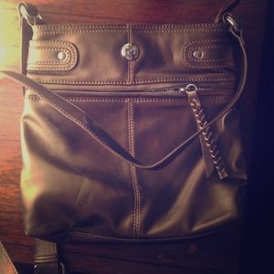 Brand new gold Rockport over the shoulder bag.