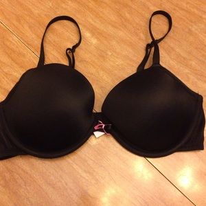 Black and pink bra