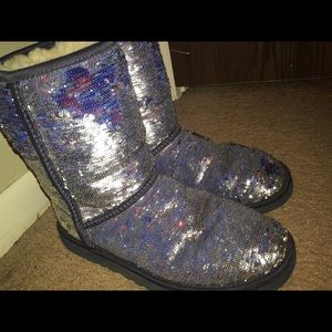 Classic short sparkle ugg boot