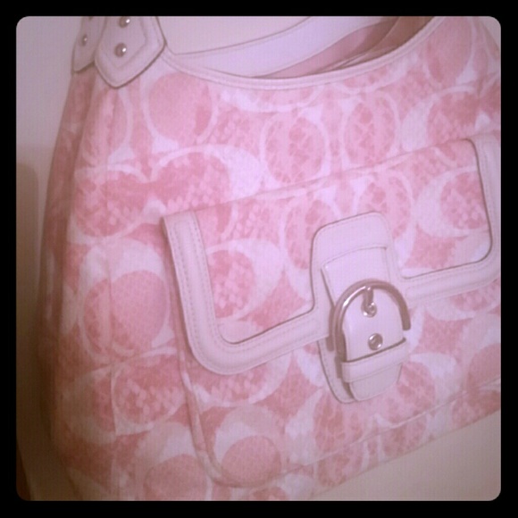 NWOT ~☆☆ Authentic Coach Pink & White☆☆