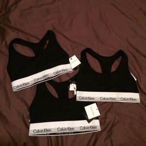 Calvin Klein bralette.